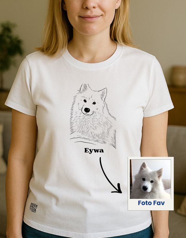 Camiseta Mascota Foto-Silueta