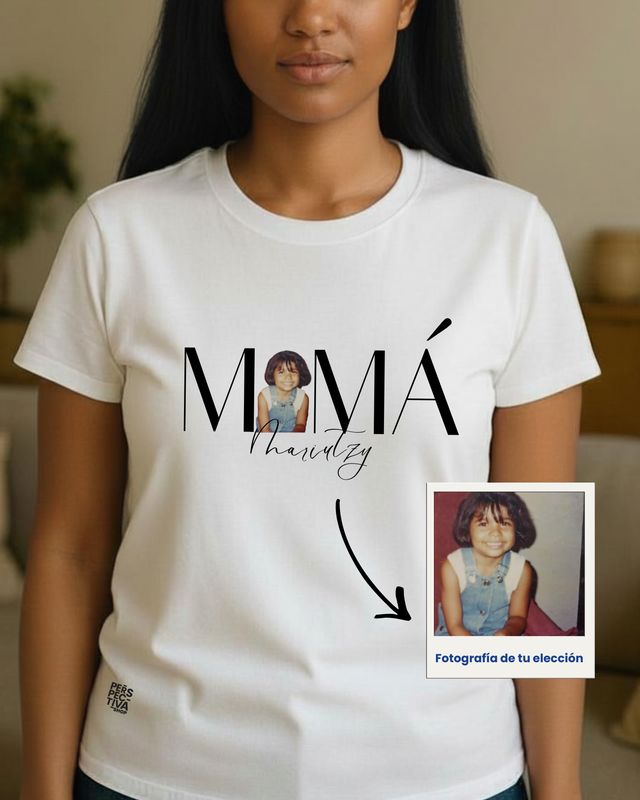 Camiseta Mamá - nombres y fotos