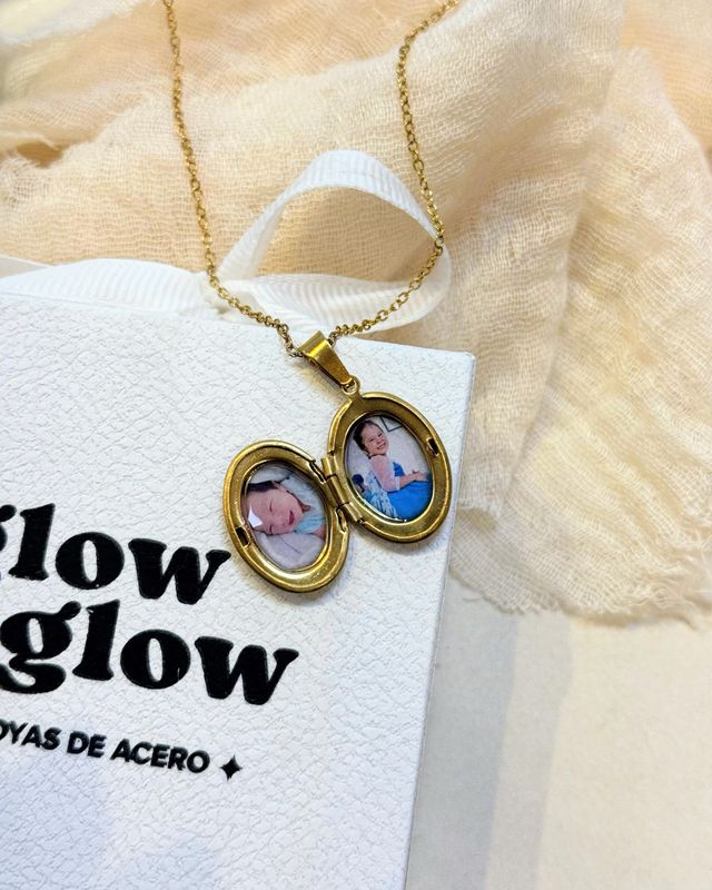 Collar Relicario con Fotos