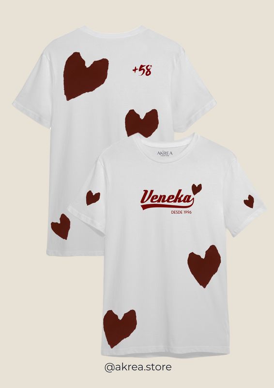 Camiseta Veneka Corazón