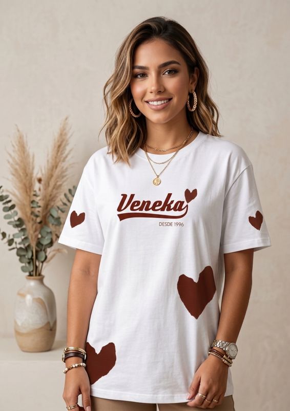 Camiseta Veneka Corazón