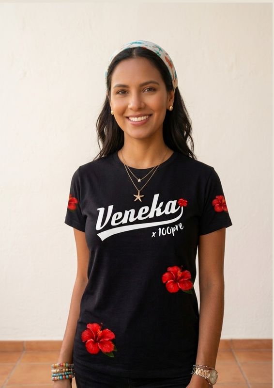 Camiseta Veneka Floral