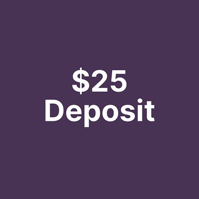 $25 Tattoo Deposit