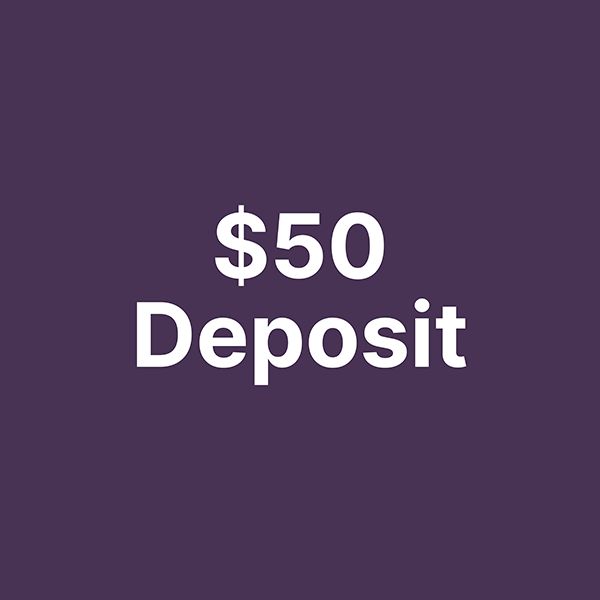 $50 Tattoo Deposit