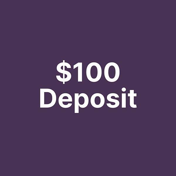$100 Tattoo Deposit