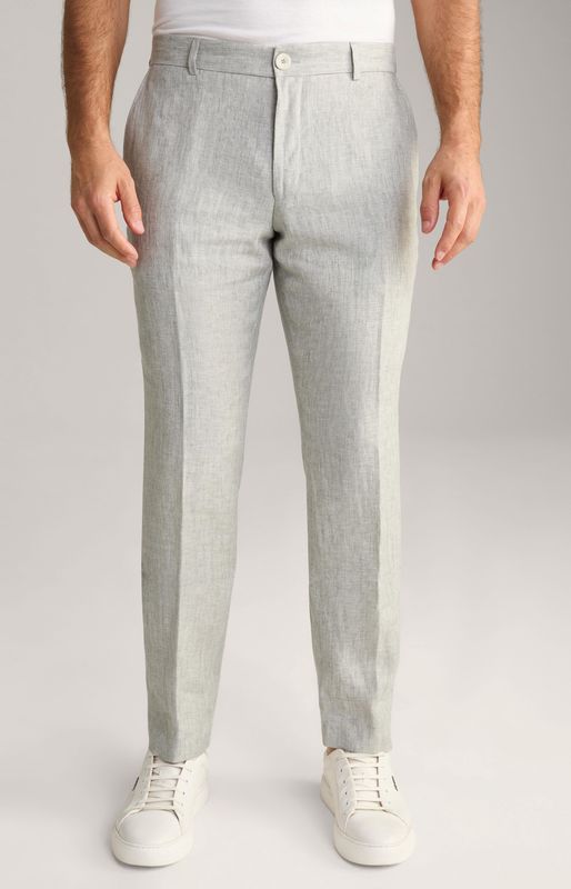 Lichtgrijze Linnen Pantalon - JOOP! Hank 10017599