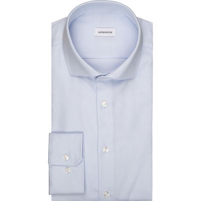 Overhemd Slim Fit - Blauw Twill 01.645657 10