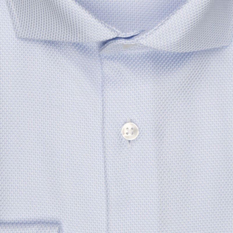 Overhemd Slim Fit - Blauw Twill 01.645657 10