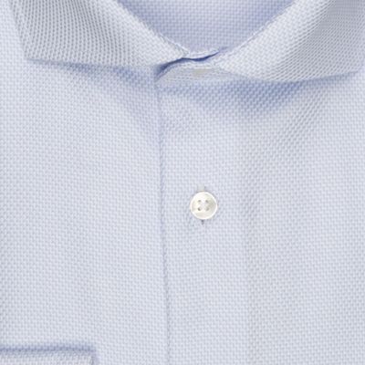 Overhemd Slim Fit - Blauw Twill 01.645657 10