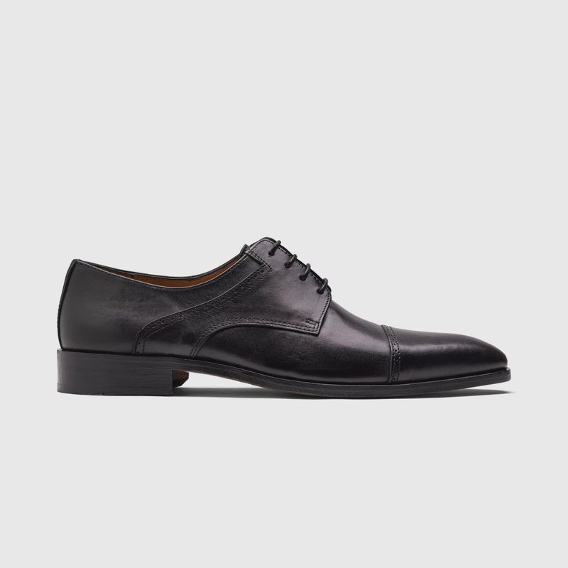 Monza Zwart Veterschoenen