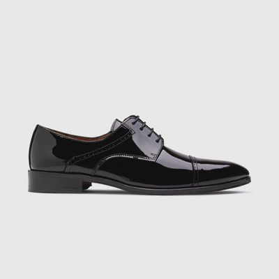 Monza Zwart Lak Veterschoenen
