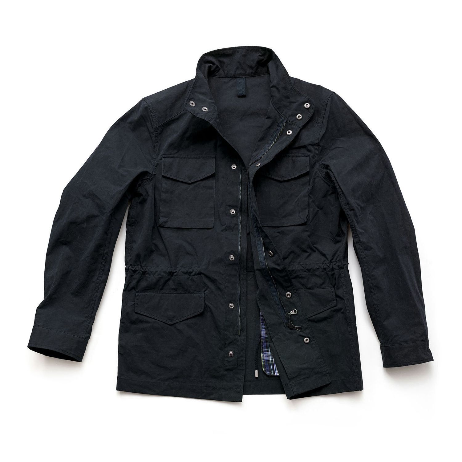 Field Jacket Blue-Black – Waxed Cotton W280325