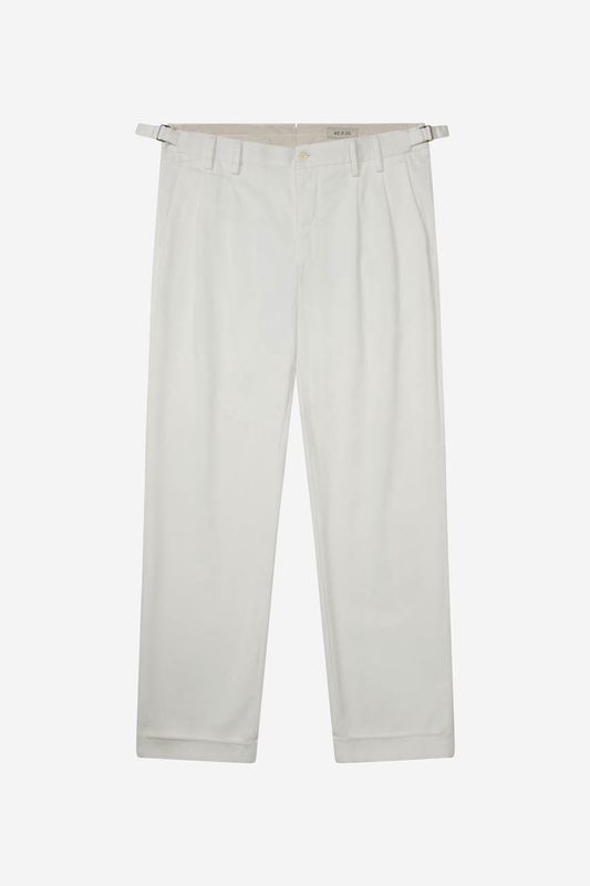 Bandplooibroek Aldo – Regular Fit Wit