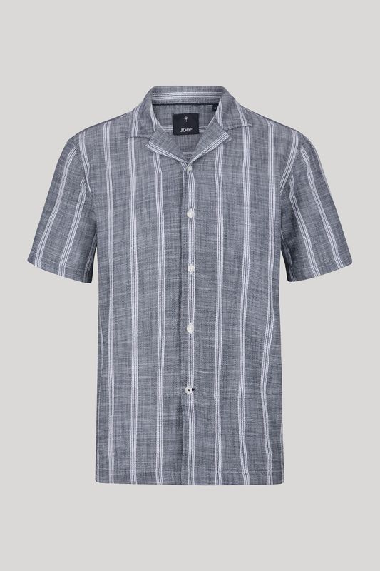 Short Sleeve Shirt Kawai -Navy Strepen 10019584-405