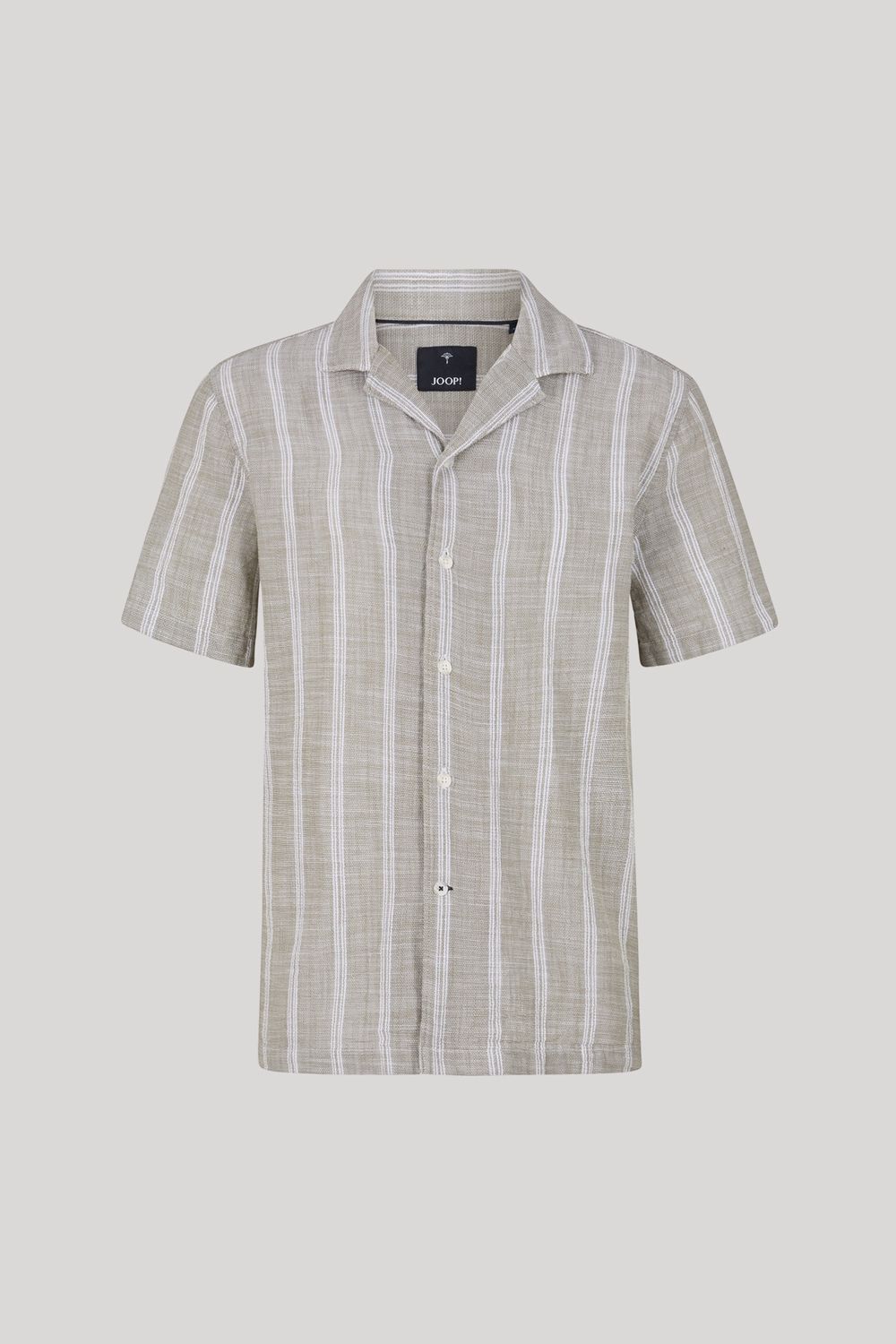 Short Sleeve Shirt Kawai -Groen  Strepen 10019584-357