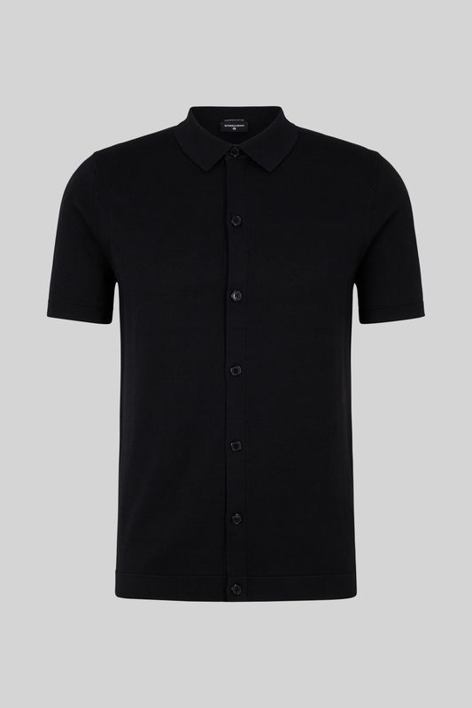 Short Sleeve Shirt Adrian - Zwart 10019501- 001