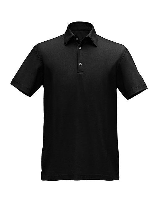 Piqué Polo Shirt – Zwart 100% Katoen