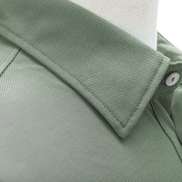 Piqué Polo Shirt – Groen 100% Katoen