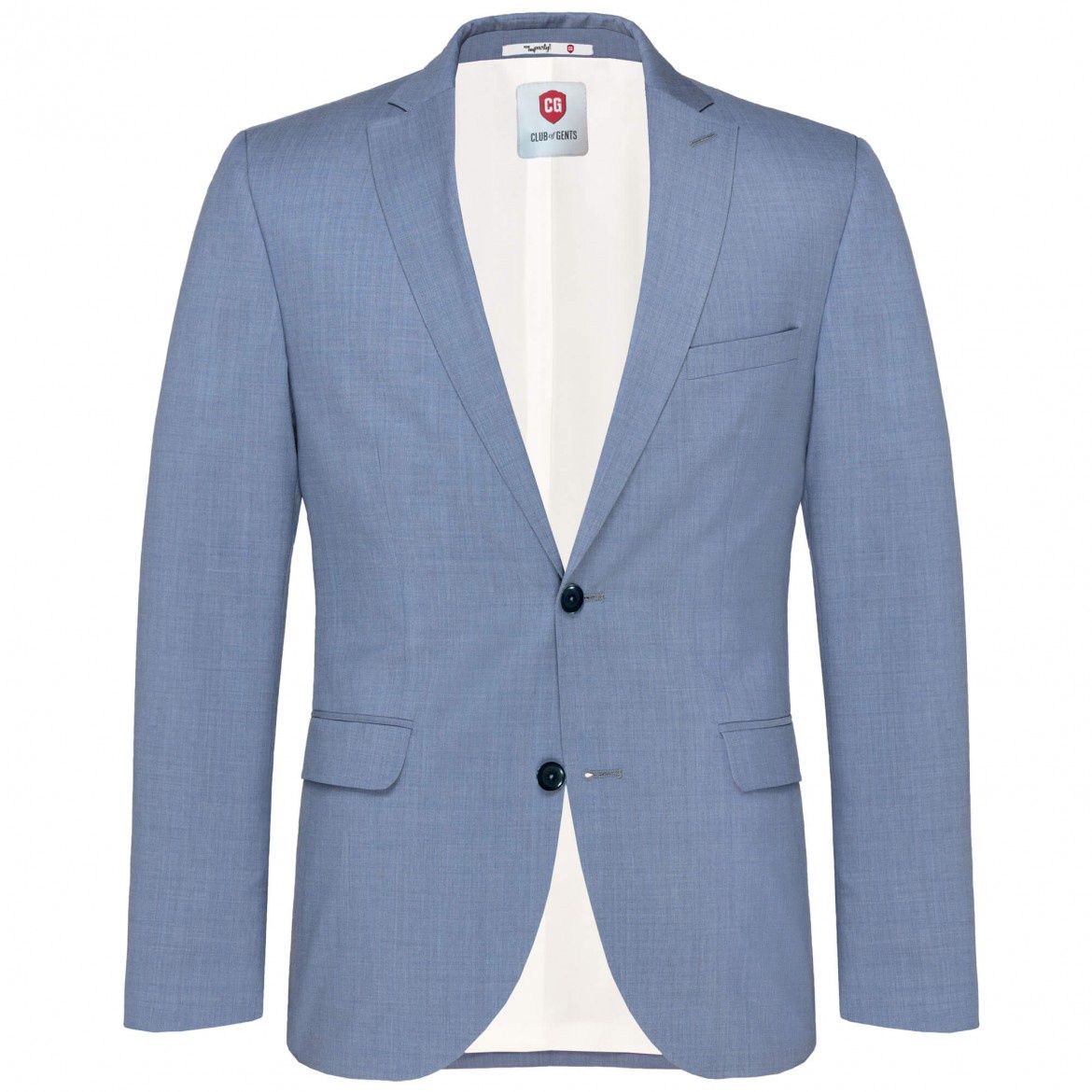 Colbert 100% Wol - Luchtblauw Marzotto 80-140S0