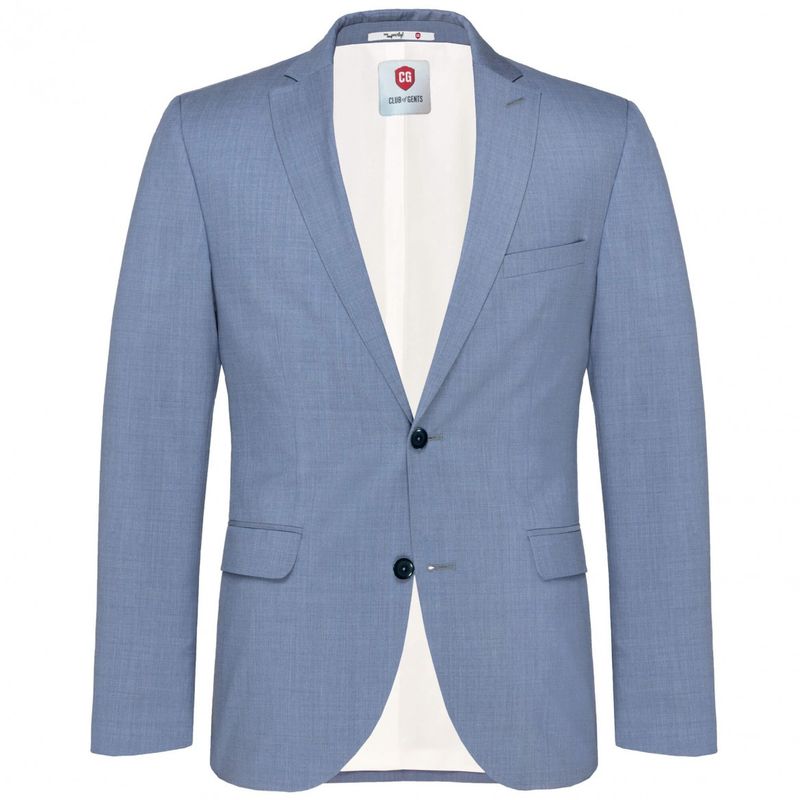 Colbert 100% Wol - Luchtblauw Marzotto 80-140S0