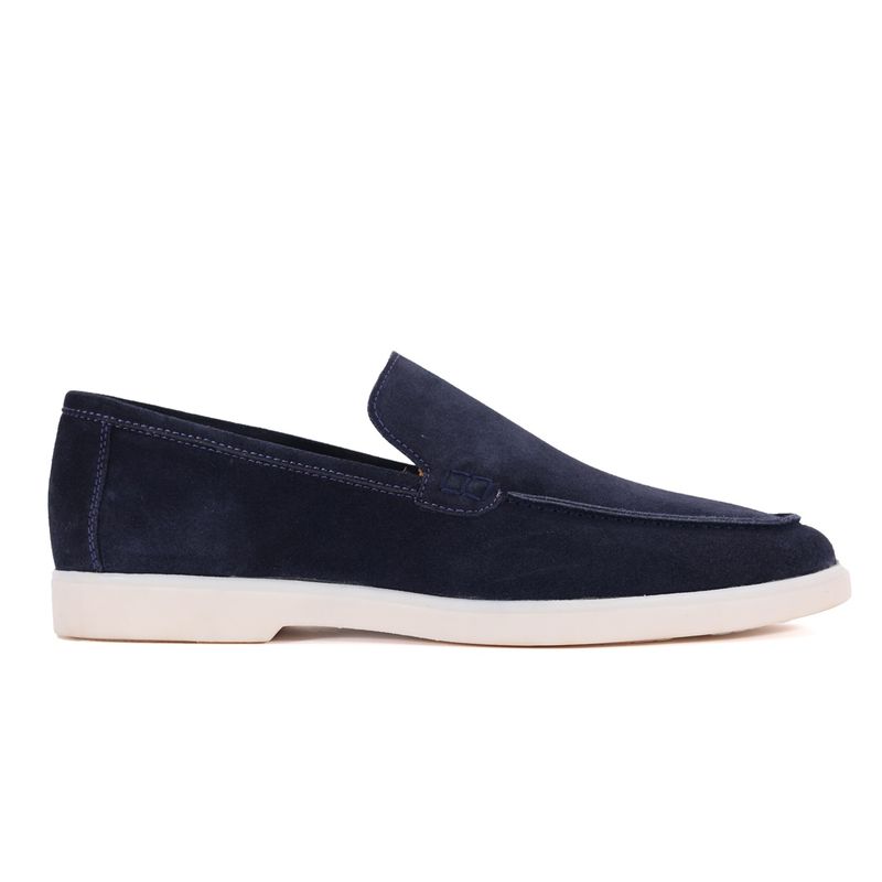 Yacht Loafers Suede - Donkerblauw 36376