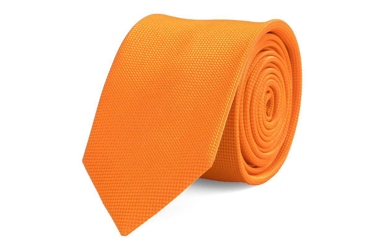 Stropdas Oranje Zijde