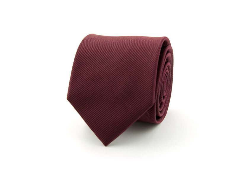 Stropdas Bordeaux Ribzijde
