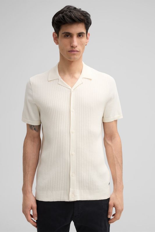 Short Sleeve Shirt Vincent - Ecru 10019476 102