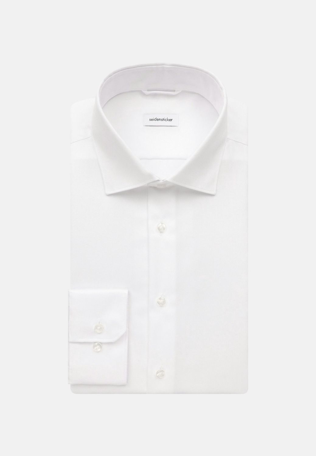 Slim Fit Overhemd - Twill Wit 01.643510-01