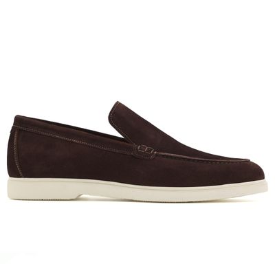 Loafer Suede - Donkerbruin Lignum 38927