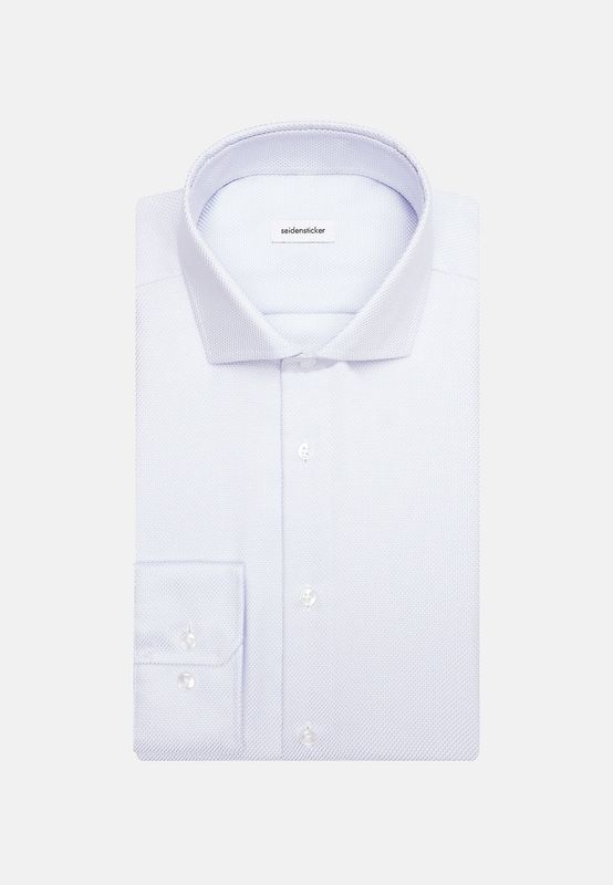 Overhemd Regular Fit - Blauw Structure 01.145657-10