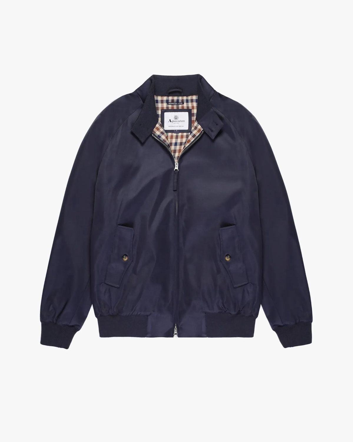 Aquascutum – Archival Harrington – Navy - Waterafstotend &amp; Lichtgewicht