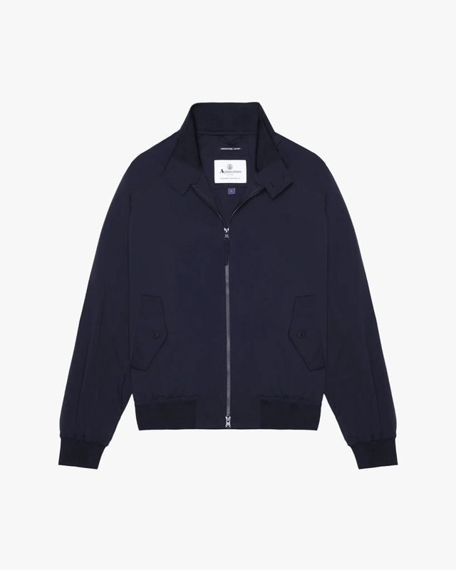 Aquascutum – Stretch Harrington – Zwart - Waterafstotend &amp; Lichtgewicht