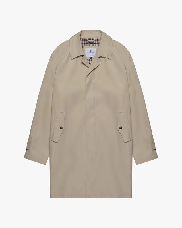 Aquascutum - Archival Mac Coat – Beige – Waterdicht &amp; Ademend