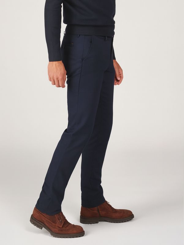 Donkerblauwe Chino - Zilton Magnus P-27