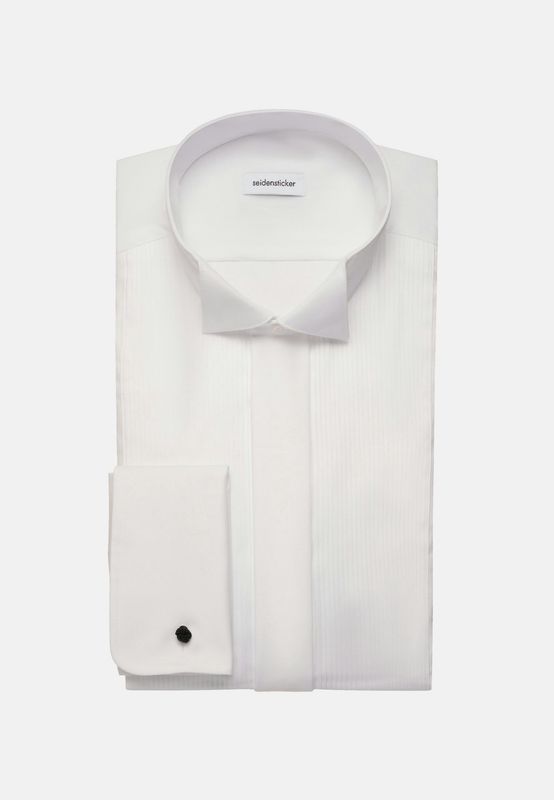 Smoking Overhemd Plissé - Shaped-Fit  - 01.256884