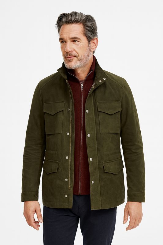 Field Jacket - Webb. - Green Waxed Cotton - W0005