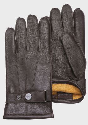 Pearlwood Henry - Donkerbruine Handschoenen – Deerskin