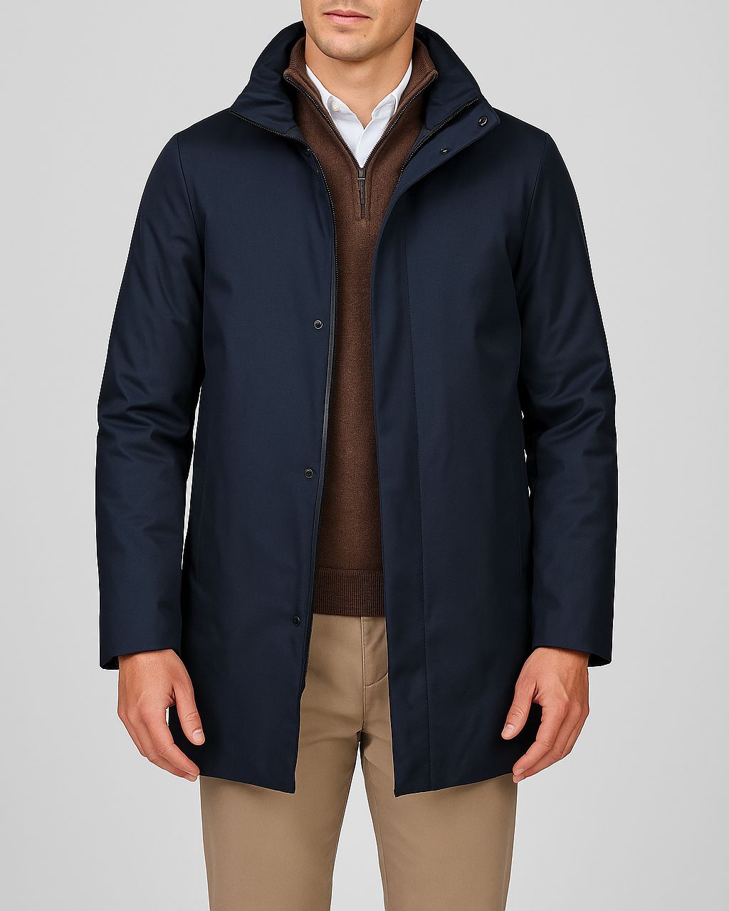 People of Shibuya – Hokkaido travel coat - Donkerblauw PM647