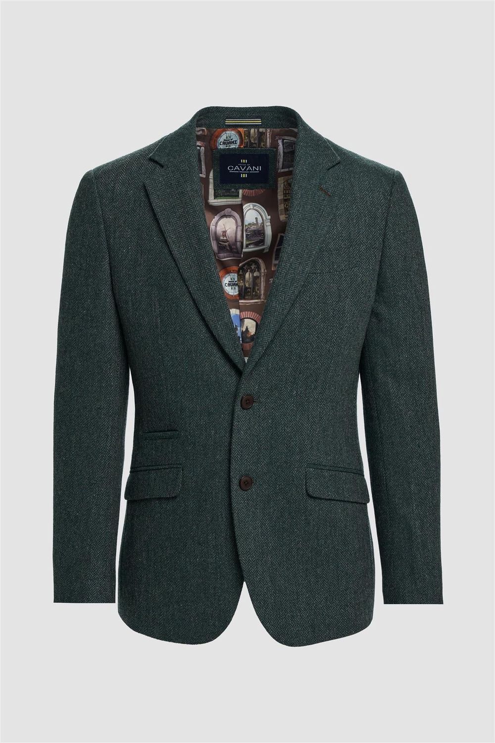 Colbert – Thomas Olive Green Tweed
