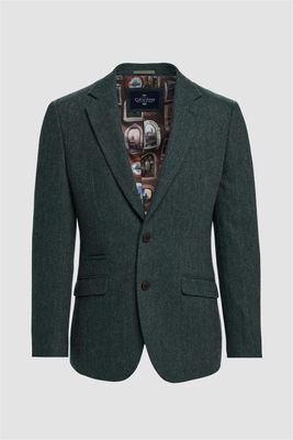 Colbert – Thomas Olive Green Tweed