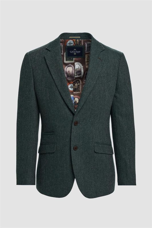 Colbert – Thomas Olive Green Tweed
