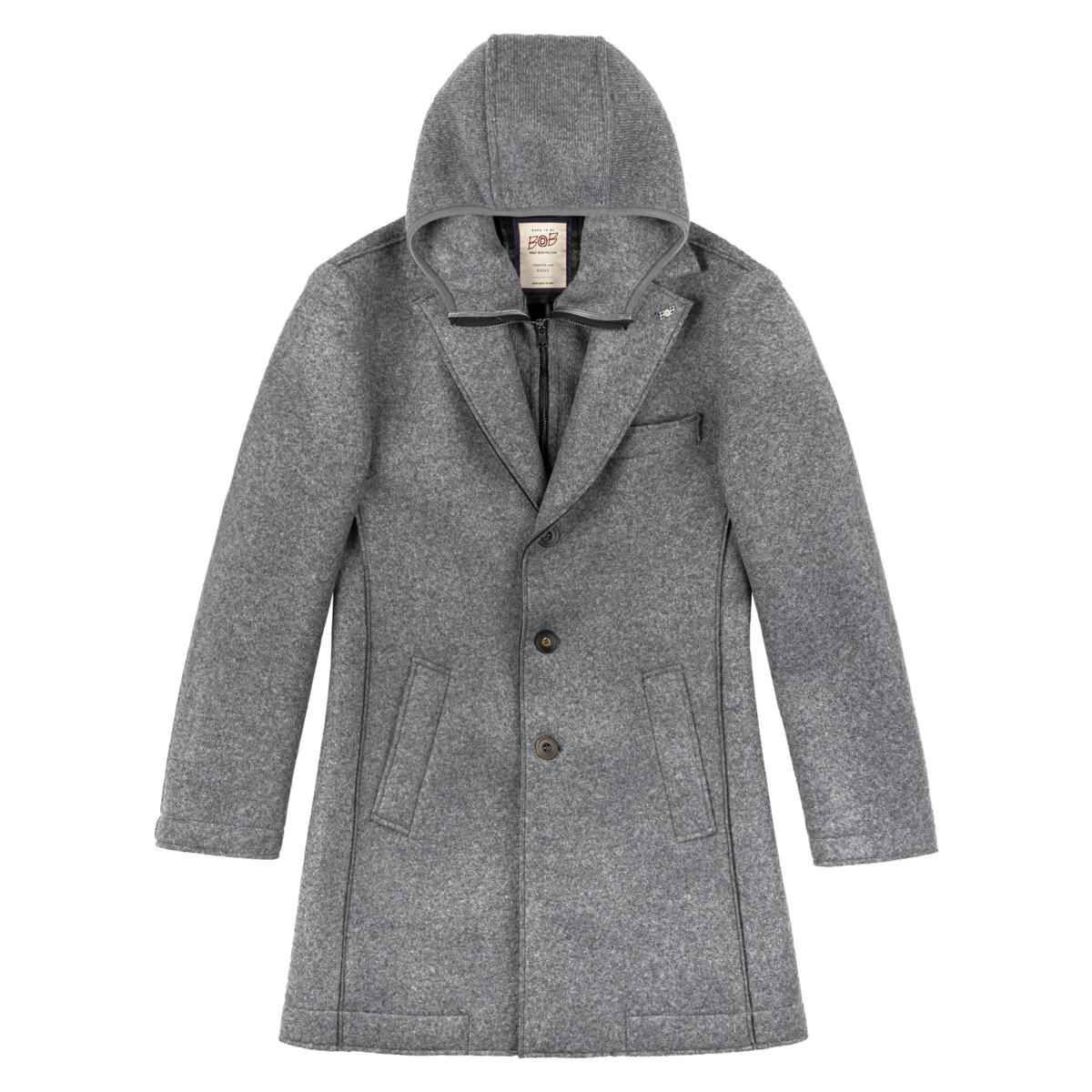 Bob Company Jas - Lichtgrijs Andy 153 – Uitritsbare Windbreaker &amp; Capuchon