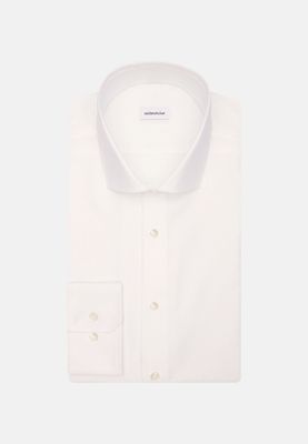 Seidensticker Overhemd - Slim Fit -Wit Visgraat 01.845240.01