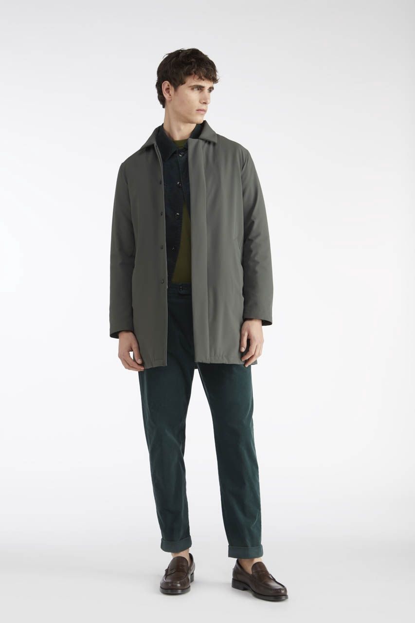 AT.P.CO Benson – Licht Gevoerde Technische Jas Donkergroen