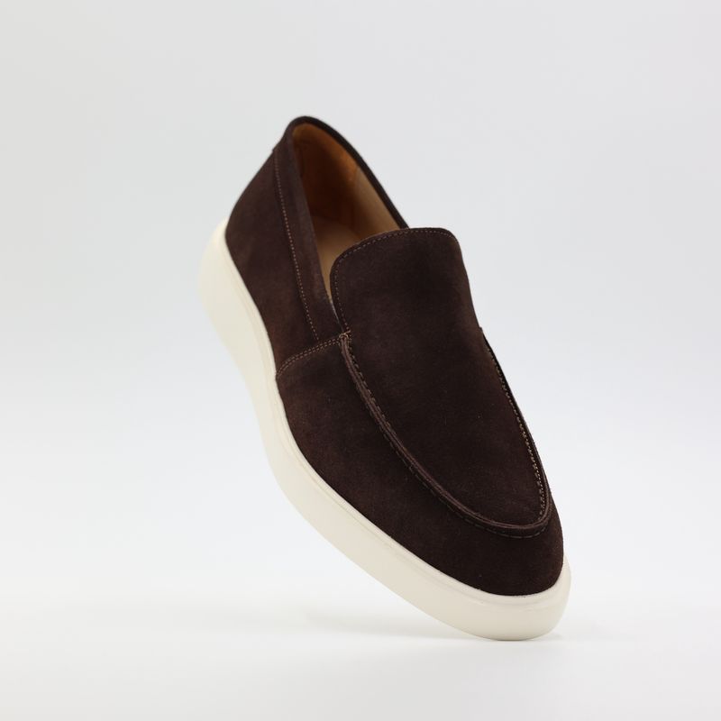 Donkerbruin Loafer Suede - Tulip 38528