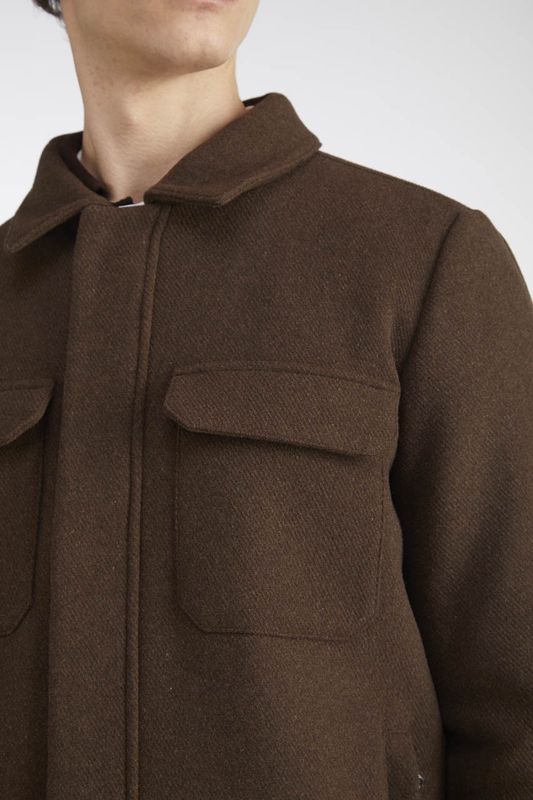 AT.P.CO Ivan Jacket – Bruin – Wolblend