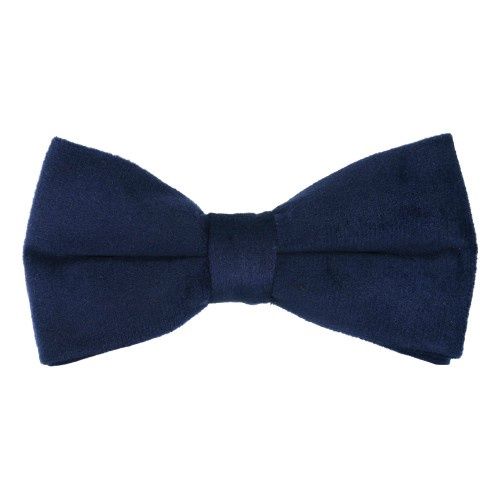 Donkerblauwe Fluwelen Strik