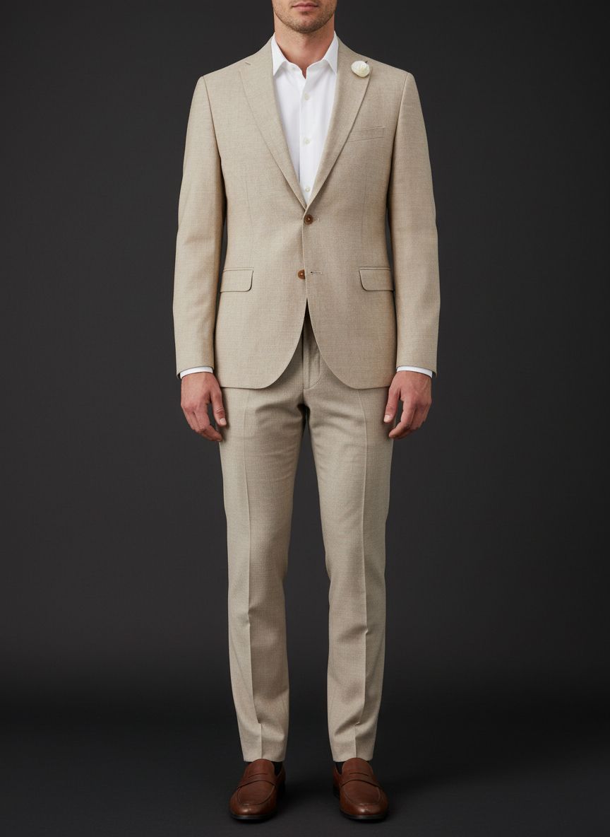 Pak Wol Linnen Katoen - Zand Marlane 20.170