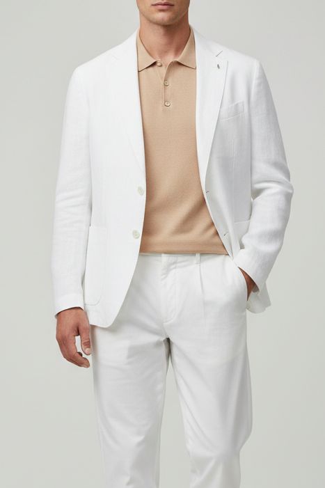 Colbert GEGE – Linnen Tencel Wit